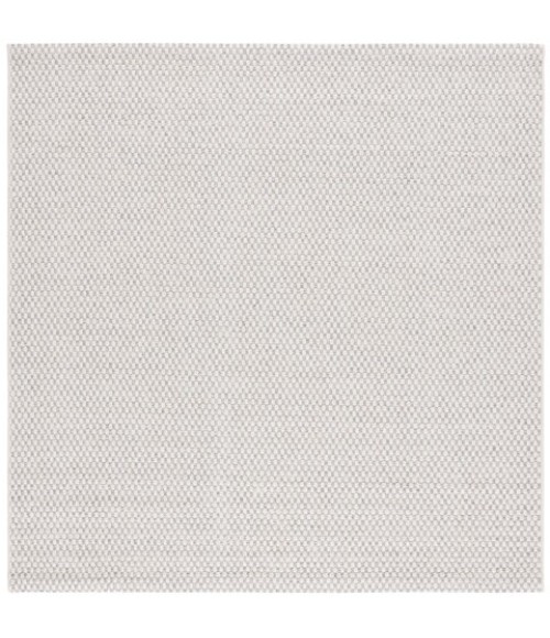 Safavieh Sisal All-Weather Light Grey / Ivory SAW460 6 ft. 7 in. X 6 ft. 7 in. Square Rug