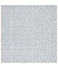 Safavieh Sisal All-Weather Blue / Ivory SAW460 6 ft. 7 in. X 6 ft. 7 in. Square Rug