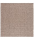 Safavieh Sisal All-Weather Brown SAW460 6 ft. 7 in. X 6 ft. 7 in. Square Rug