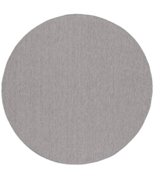 Safavieh Sisal All-Weather Grey SAW642 6 ft. 7 in. X 6 ft. 7 in. Round Rug