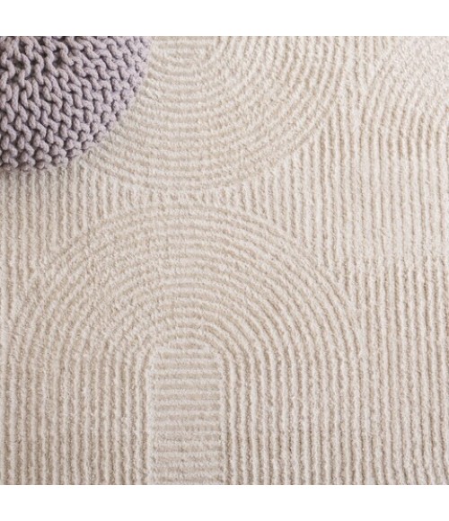 Safavieh Saylor Beige SAY110 6 ft. 3 in. X 6 ft. 3 in. Round Rug