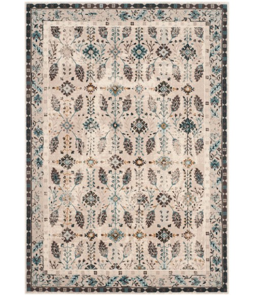 Safavieh Serenity Cream / Turquoise SER208 5 ft. 1 in. X 7 ft. 6 in. Rectangle Rug