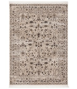 Safavieh Serenity Creme / Brown SER213 5 ft. 1 in. X 7 ft. 6 in. Rectangle Rug