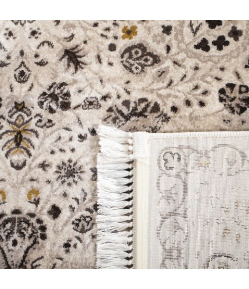 Safavieh Serenity Creme / Brown SER213 5 ft. 1 in. X 7 ft. 6 in. Rectangle Rug