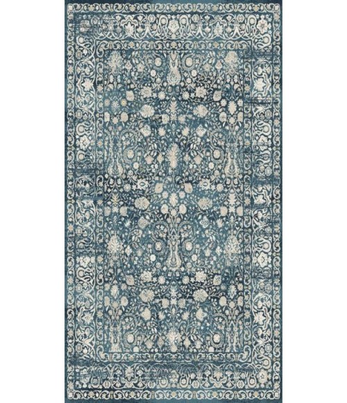 Safavieh Serenity Blue / Ivory SER213 5 ft. 1 in. X 7 ft. 6 in. Rectangle Rug