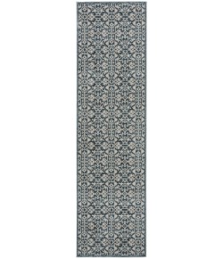 Safavieh Serenity Turquoise / Cream SER215 2 ft. 3 in. X 8 ft. Runner Rug