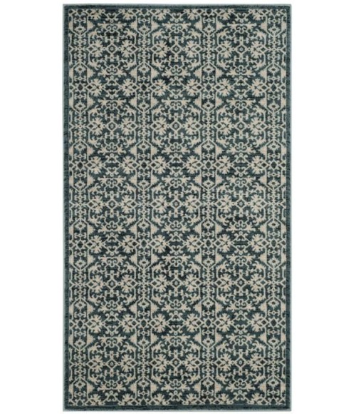Safavieh Serenity Turquoise / Cream Rug SER215 4 ft. X 6 ft. Rectangle - Rugs Town Safavieh Serenity Turquoise / Cream SER215 4 ft. X 6 ft. Rectangle Rug