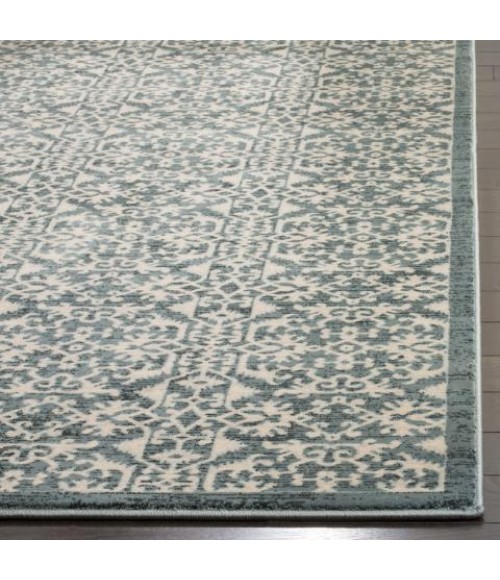 Safavieh Serenity Turquoise / Cream Rug SER215 4 ft. X 6 ft. Rectangle - Rugs Town Safavieh Serenity Turquoise / Cream SER215 4 ft. X 6 ft. Rectangle Rug