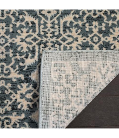 Safavieh Serenity Turquoise / Cream Rug SER215 4 ft. X 6 ft. Rectangle - Rugs Town Safavieh Serenity Turquoise / Cream SER215 4 ft. X 6 ft. Rectangle Rug
