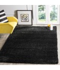 Safavieh California Shag Black / Ivory SG151 2 ft. 0 in. X 3 ft. 0 in. Accent Rug