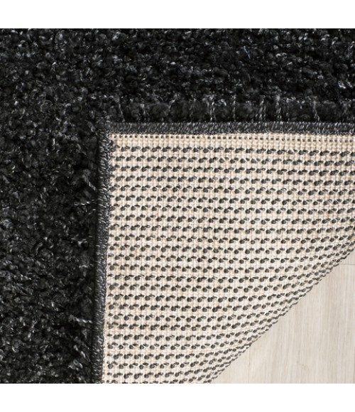 Safavieh California Shag Black / Ivory SG151 2 ft. 0 in. X 3 ft. 0 in. Accent Rug