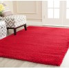 Safavieh Milan Shag Red SG180 7 ft. X 7 ft. Square Rug