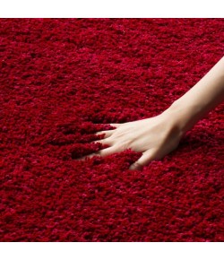 Safavieh Milan Shag Red SG180 7 ft. X 7 ft. Square Rug