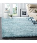 Safavieh Milan Shag Aqua Blue SG180 4 ft. X 6 ft. Rectangle Rug