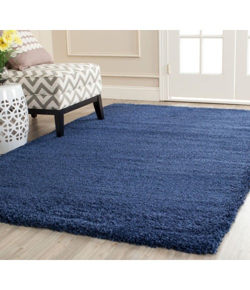 Safavieh Milan Shag Navy SG180 4 ft. X 6 ft. Rectangle Rug