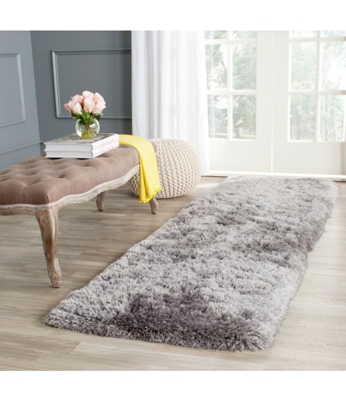 Safavieh Arctic Shag SG270 Grey 2'-3" X 8' Runner Area Rug