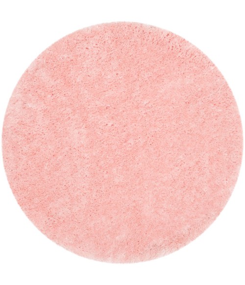 Safavieh Arctic Shag SG270 Pink 5' X 5' Round Area Rug