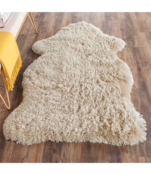 Safavieh Arctic Shag SG270 Light Beige 2'-6" X 4' Accent Area Rug