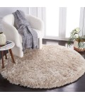 Safavieh Arctic Shag SG270 Light Beige 5' X 5' Round Area Rug