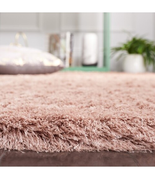 Safavieh Shag Beige SG511 5 ft. X 5 ft. Round Rug