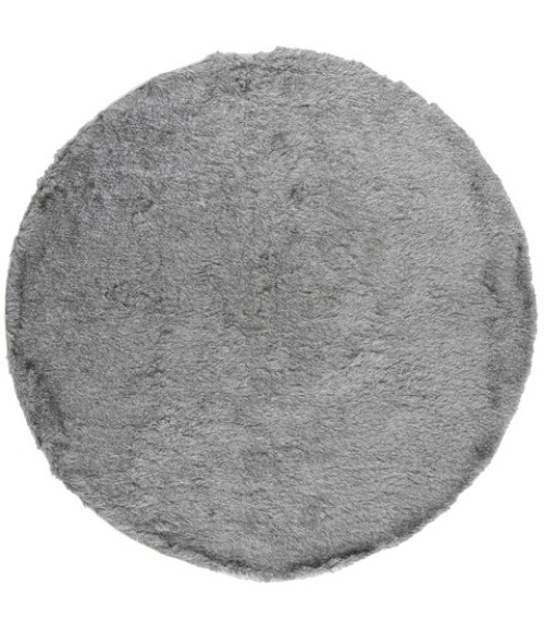 Safavieh Shag Silver SG511 5 ft. X 5 ft. Round Rug