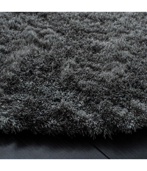 Safavieh Shag Grey SG512 7 ft. X 7 ft. Round Rug
