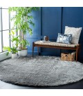 Safavieh Shag Grey SG512 7 ft. X 7 ft. Round Rug