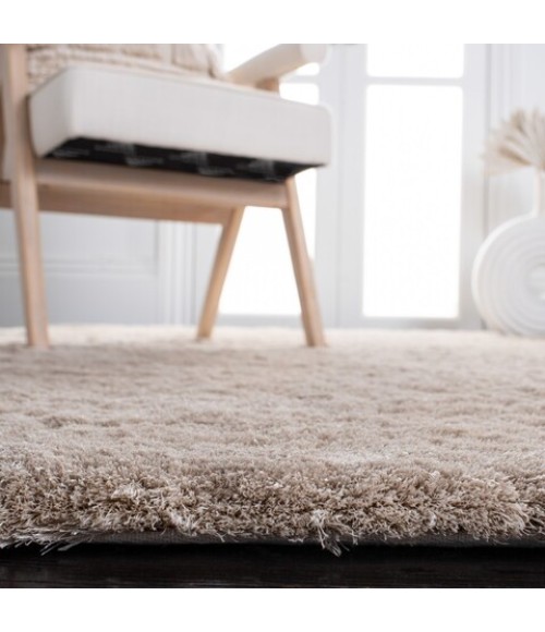 Safavieh Shag Dark Beige SG512 2 ft. 3 in. X 8 ft. Runner Rug