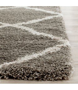 Safavieh Belize Shag SGB489 Grey / Taupe 6'-7" X 6'-7" Square Area Rug