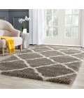 Safavieh Belize Shag SGB489 Grey / Taupe 4' X 6' Rectangle Area Rug