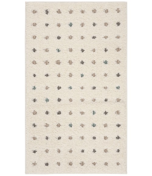 Safavieh Santorini Shag Cream / Multi SGG165 9 ft. X 12 ft. Rectangle Rug
