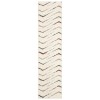 Safavieh Santorini Shag Cream / Multi SGG166 2 ft. X 8 ft. Runner Rug