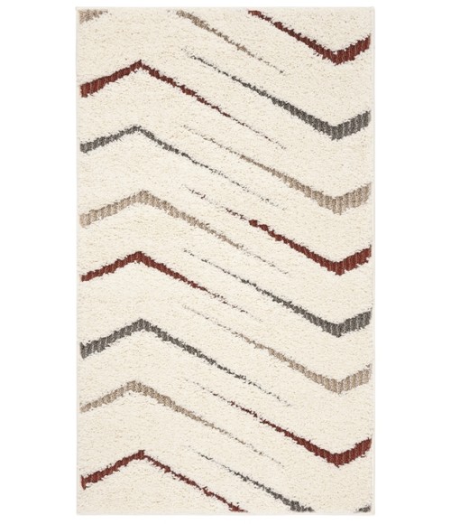 Safavieh Santorini Shag Cream / Multi SGG166 3 ft. X 5 ft. Rectangle Rug