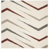 Safavieh Santorini Shag Cream / Multi SGG166 6 ft. 7 in. X 6 ft. 7 in. Square Rug