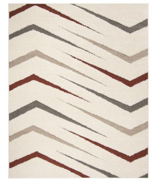 Safavieh Santorini Shag Cream / Multi SGG166 9 ft. X 12 ft. Rectangle Rug