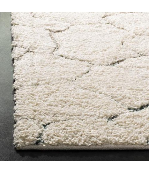 Safavieh Santorini Shag Cream / Multi SGG169 9 ft. X 12 ft. Rectangle Rug