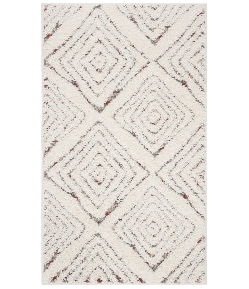 Safavieh Santorini Shag Cream / Multi SGG173 4 ft. X 6 ft. Rectangle Rug