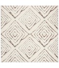 Safavieh Santorini Shag Cream / Multi SGG173 6 ft. 7 in. X 6 ft. 7 in. Square Rug