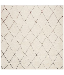 Safavieh Santorini Shag Cream / Multi SGG174 6 ft. 7 in. X 6 ft. 7 in. Square Rug