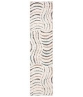 Safavieh Santorini Shag Cream / Multi SGG178 2 ft. X 8 ft. Runner Rug