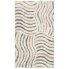 Safavieh Santorini Shag Cream / Multi SGG178 3 ft. X 5 ft. Rectangle Rug