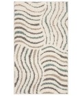 Safavieh Santorini Shag Cream / Multi SGG178 3 ft. X 5 ft. Rectangle Rug