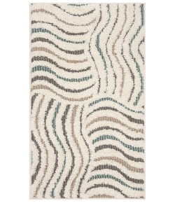 Safavieh Santorini Shag Cream / Multi SGG178 3 ft. X 5 ft. Rectangle Rug