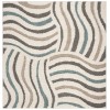Safavieh Santorini Shag Cream / Multi SGG178 6 ft. 7 in. X 6 ft. 7 in. Square Rug