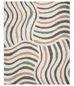 Safavieh Santorini Shag Cream / Multi SGG178 9 ft. X 12 ft. Rectangle Rug