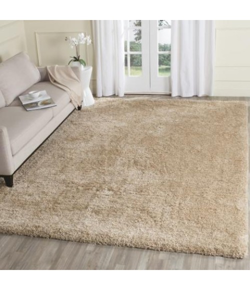 Safavieh Supreme Shag Beige SGS621 8 ft. X 10 ft. Rectangle Rug