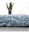 Safavieh Supreme Shag Light Blue SGS621 8 ft. X 10 ft. Rectangle Rug