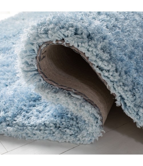 Safavieh Supreme Shag Light Blue SGS621 8 ft. X 10 ft. Rectangle Rug