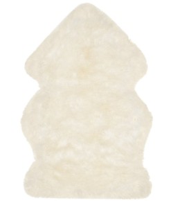 Safavieh Sheep Skin White SHS121 2 ft. X 3 ft. Accent Rug