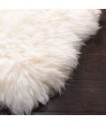 Safavieh Sheep Skin White SHS121 3 ft. X 5 ft. Rectangle Rug